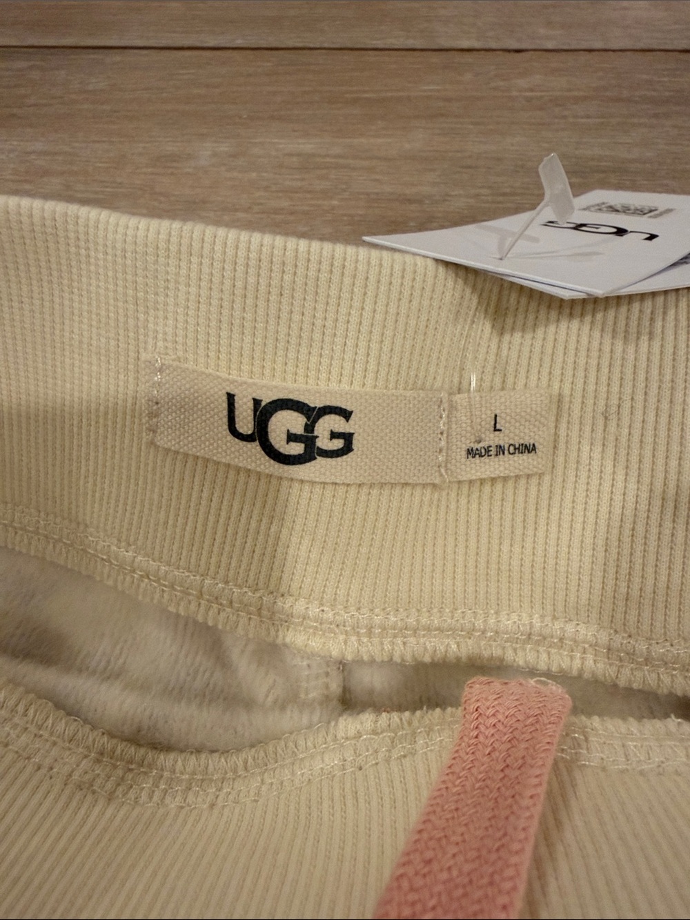 UGG Cream and Rust Leopard Print Joggers - Picture 3 of 3